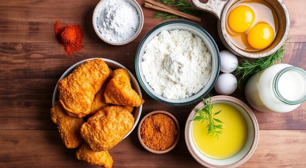 Crispy Fried Chicken Ingredients
