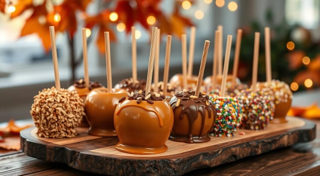 caramel apples
