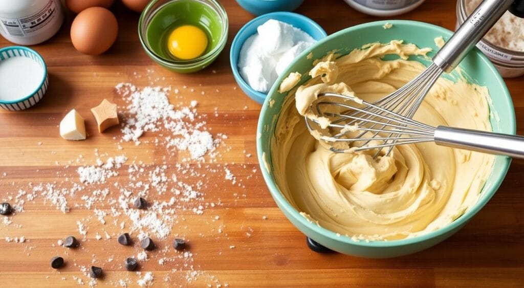 cookie dough preparation