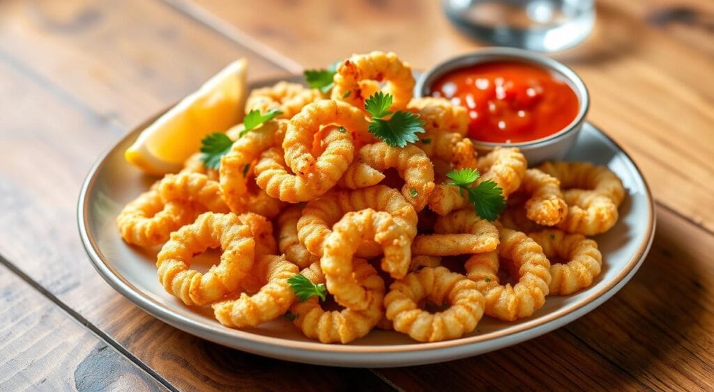 crispy fried calamari