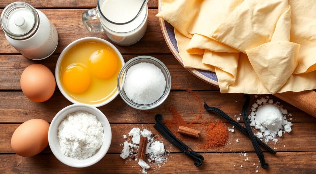 pastel de nata ingredients