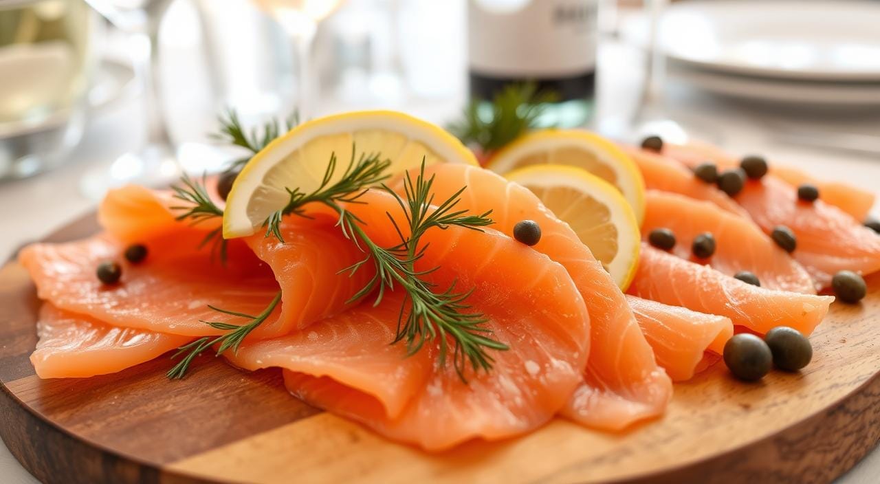 smoked salmon