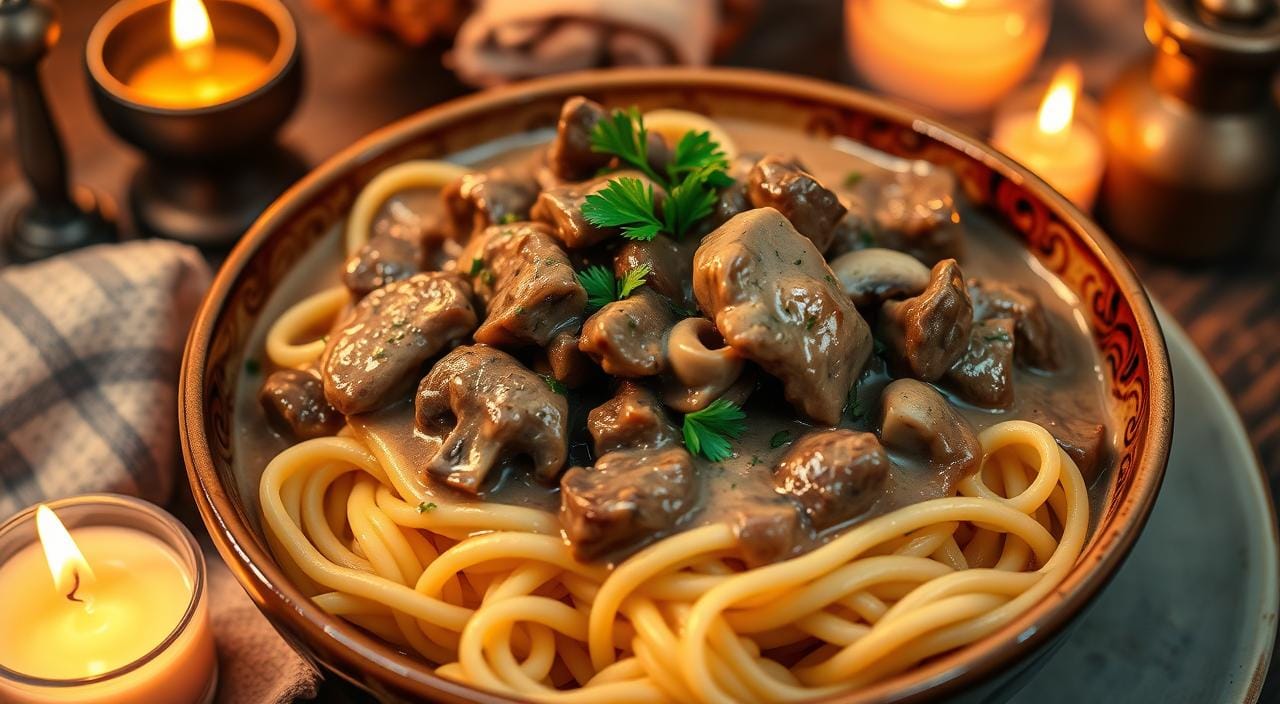 Beef Stroganoff