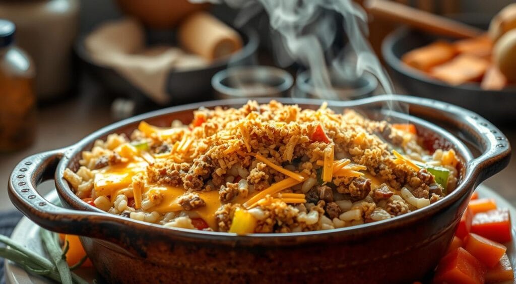 beef and rice casserole