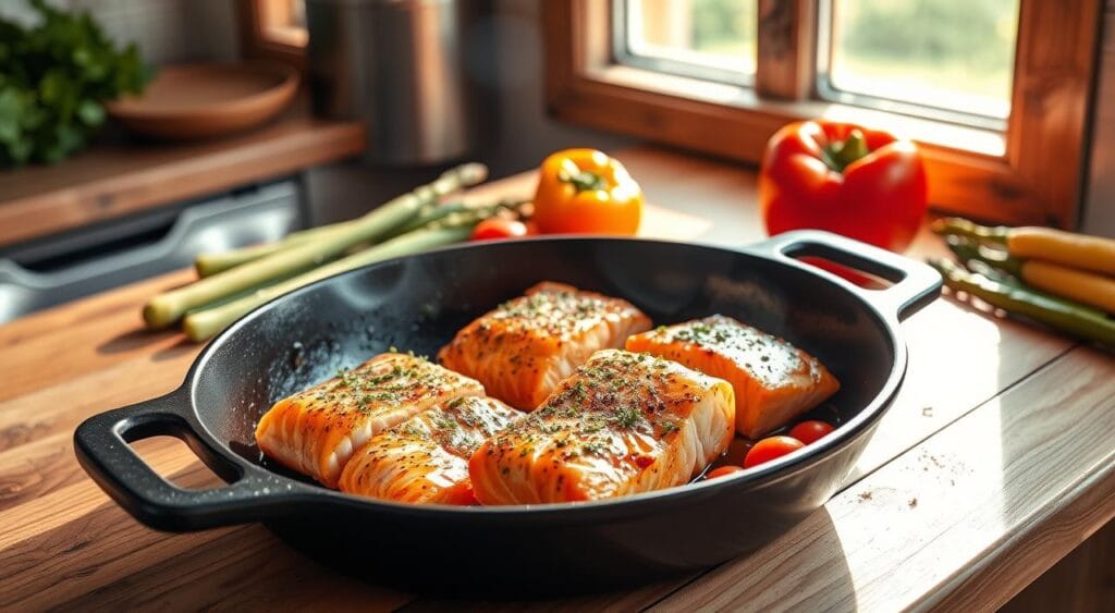 cast-iron skillet preparation