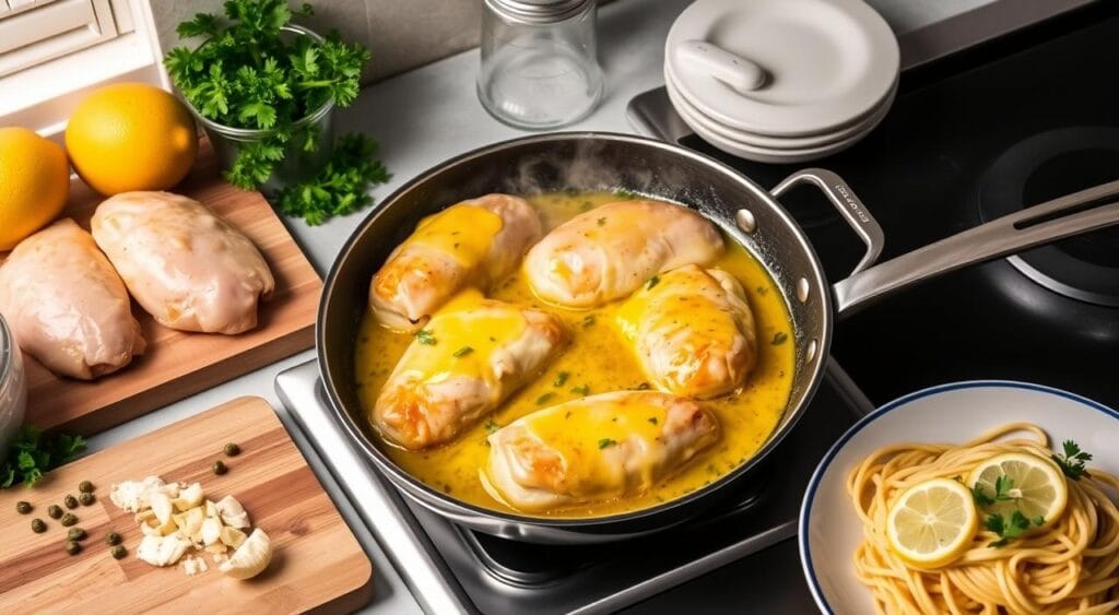 chicken cooking process