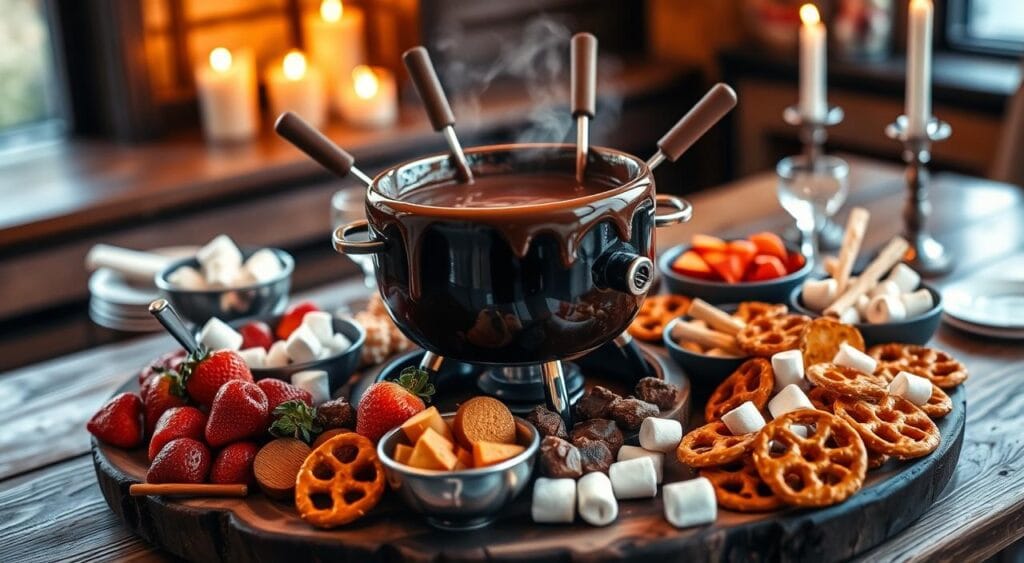 chocolate fondue party