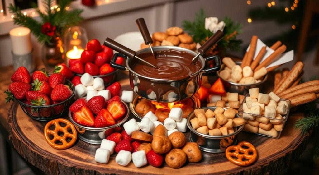 chocolate fondue station
