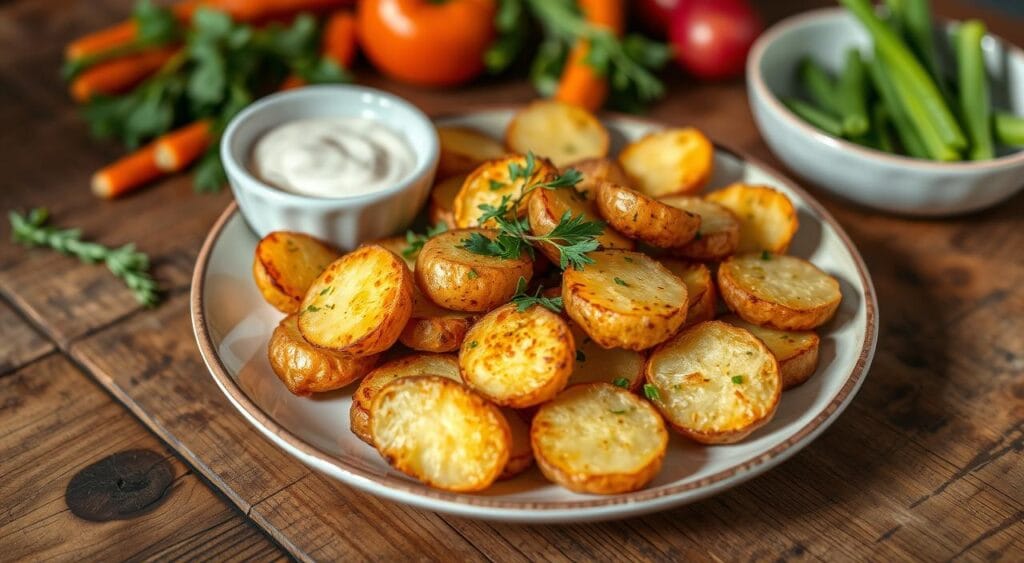 crispy potatoes