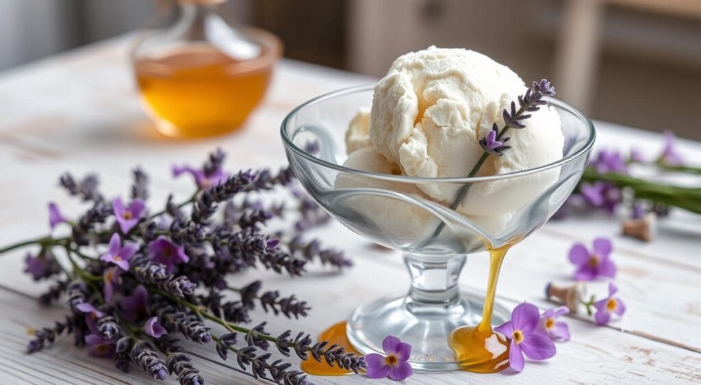 floral ice cream