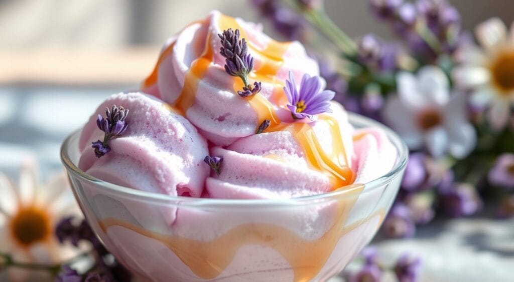 floral ice cream