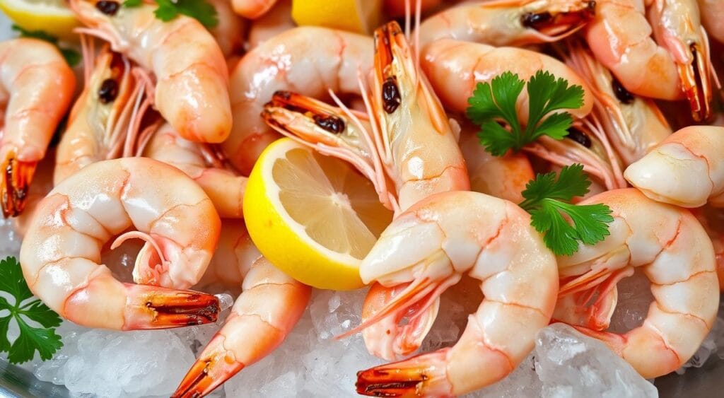 fresh shrimp