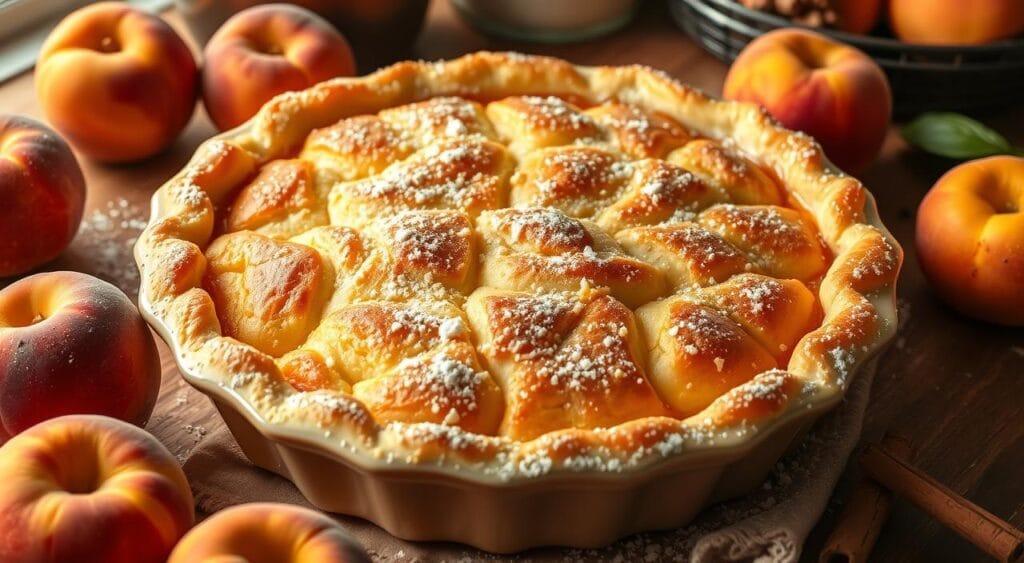 peach cobbler crust