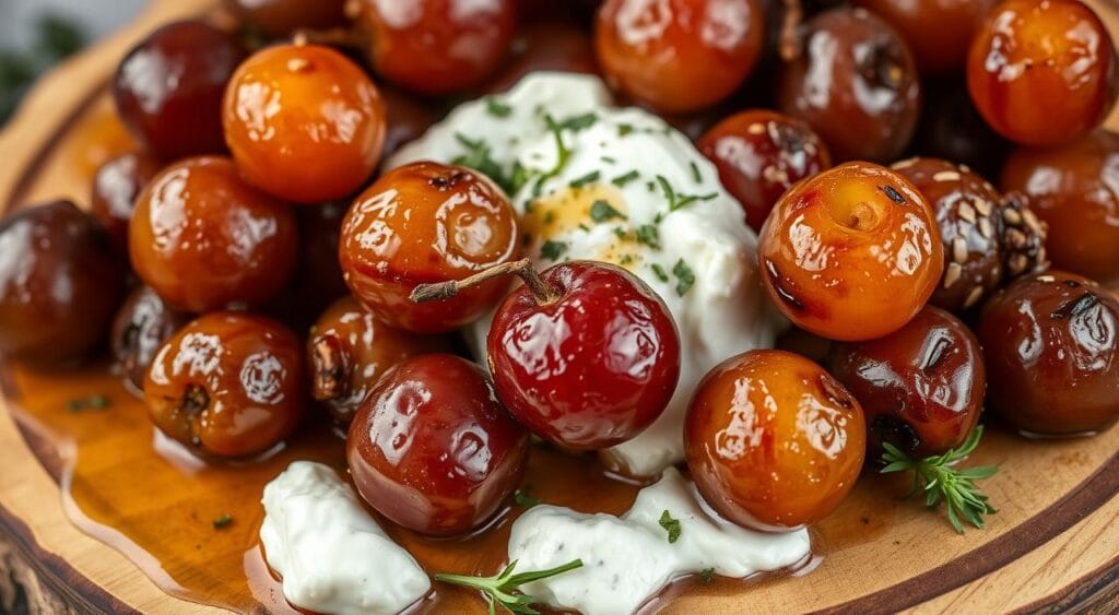 roasted grapes