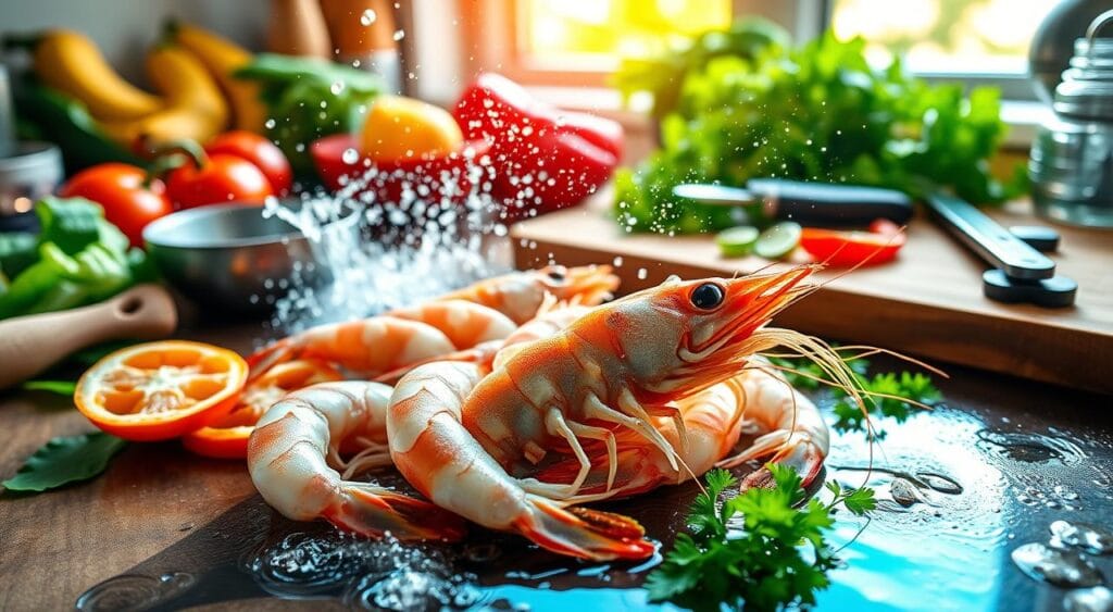 shrimp preparation