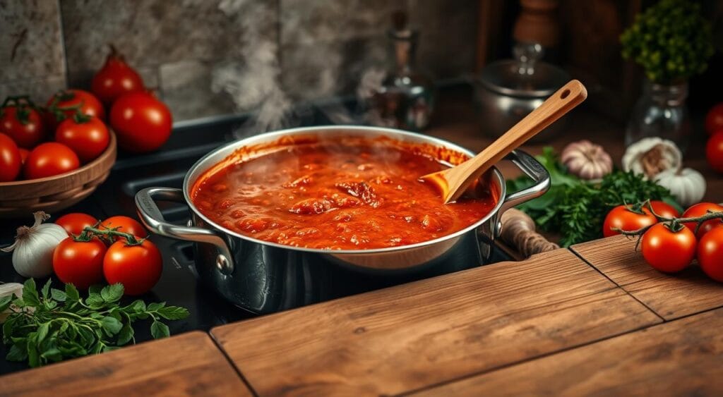slow-cooked sauce